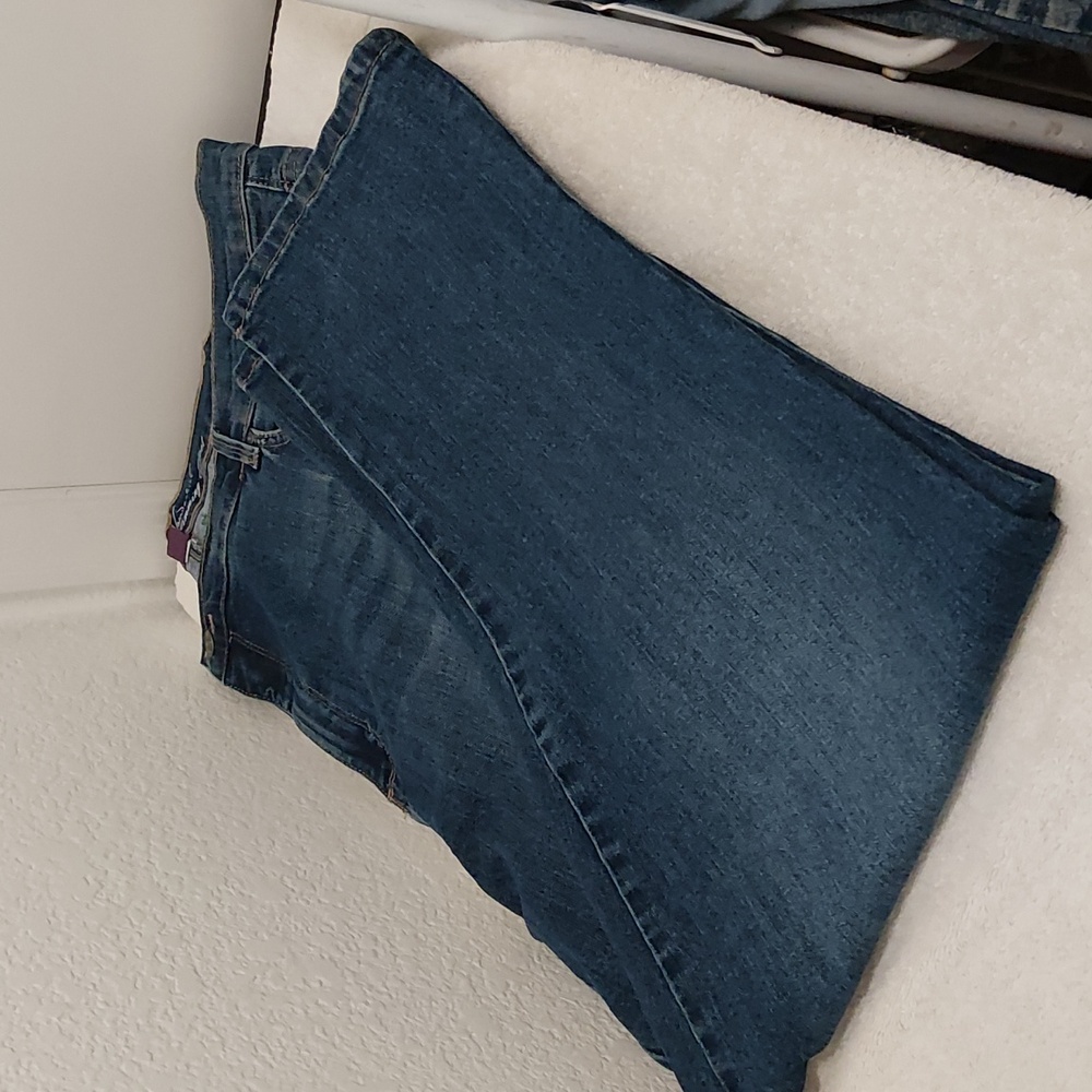 Gloria Vanderbilt Dark Blue Skinny Jeans - Picture 1 of 3